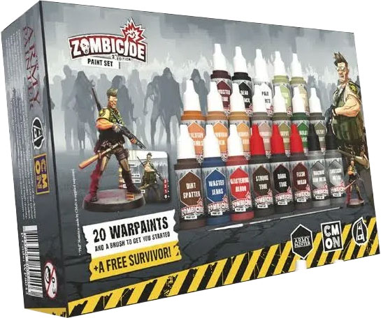 Warpaints: Zombicides 2nd Edition Paint Set